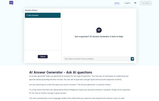 AI Answer Generator