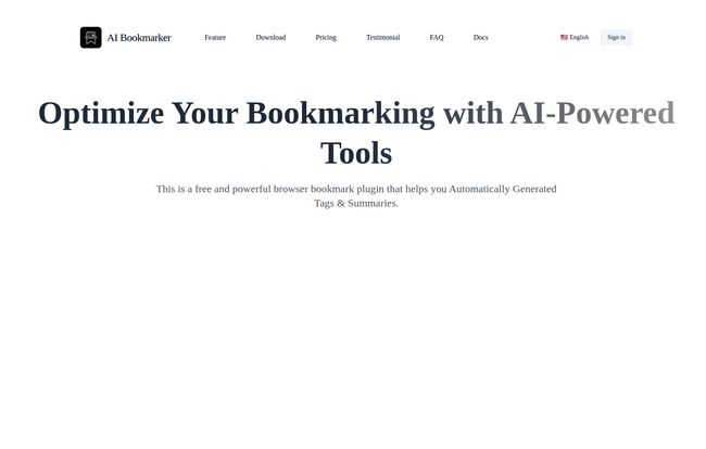 AI Bookmarker