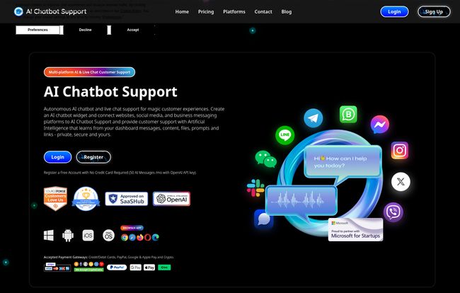 AI Chatbot Support