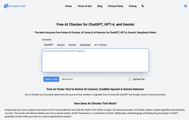 AI Checker Tool