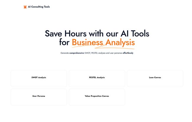 AI Consulting Tools