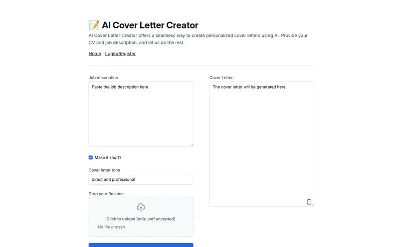 AI Cover Letter Creator