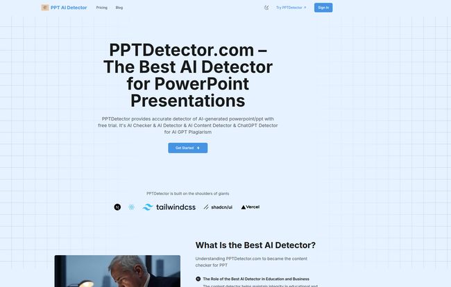 AI Detector for PPT