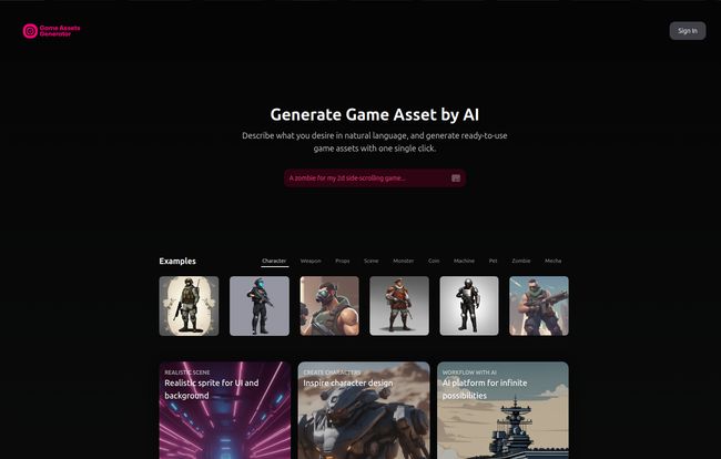AI Game Assets Generator