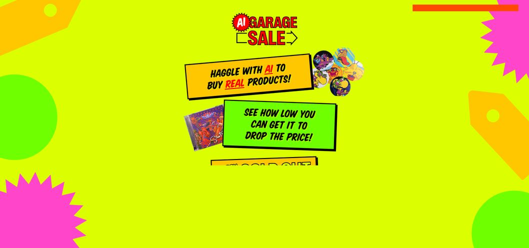AI Garage Sale