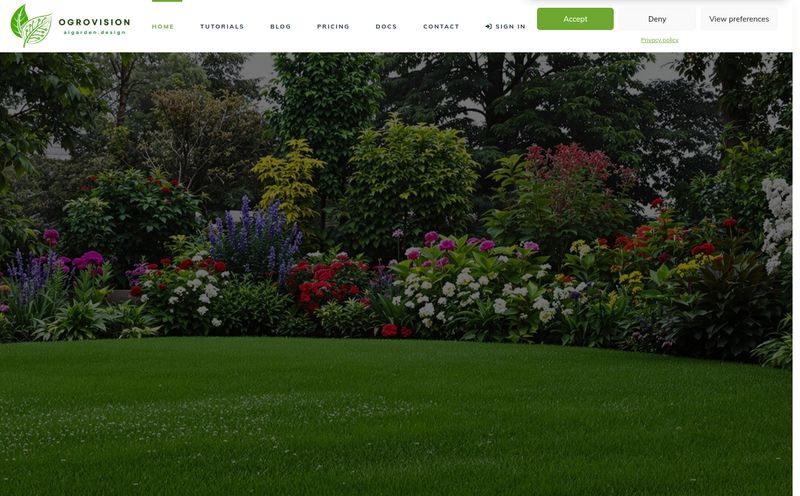 AI Garden Design by Ogrovision