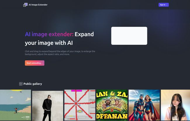 AI Image Extender
