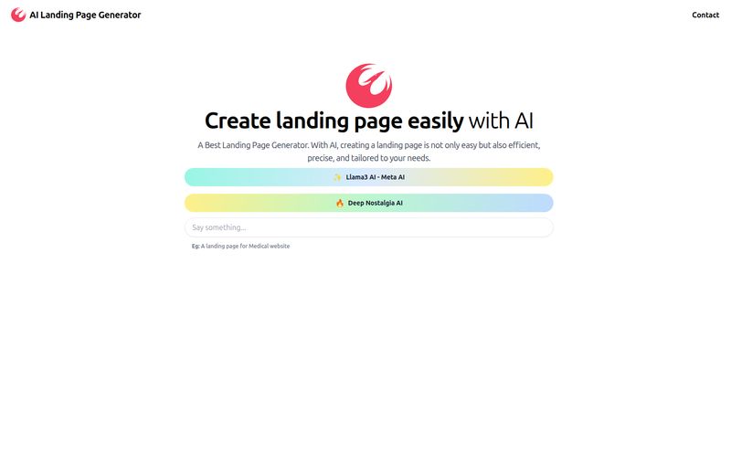 AI Landing Page Generator
