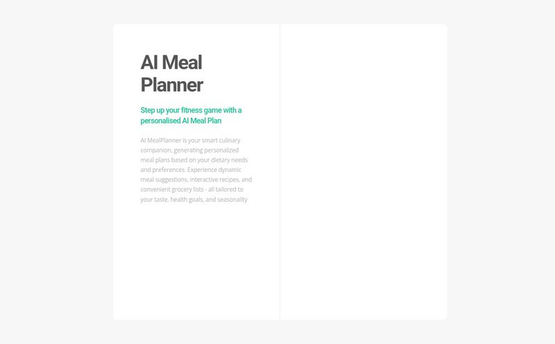 AI Meal Planner