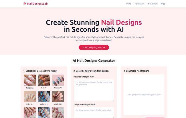 AI Nail Designs Lab