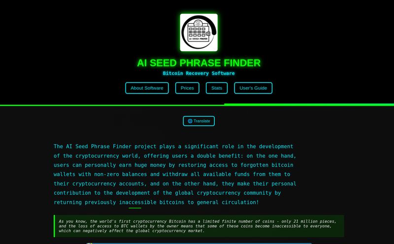 AI Seed Phrase Finder