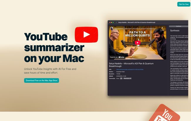 AI Summarizer for YouTube (Mac App Store)