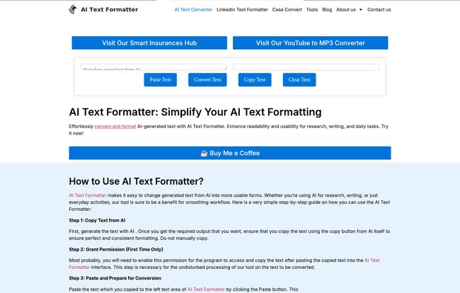 AI Text Formatter