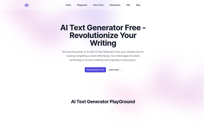 AI Text Generator Free