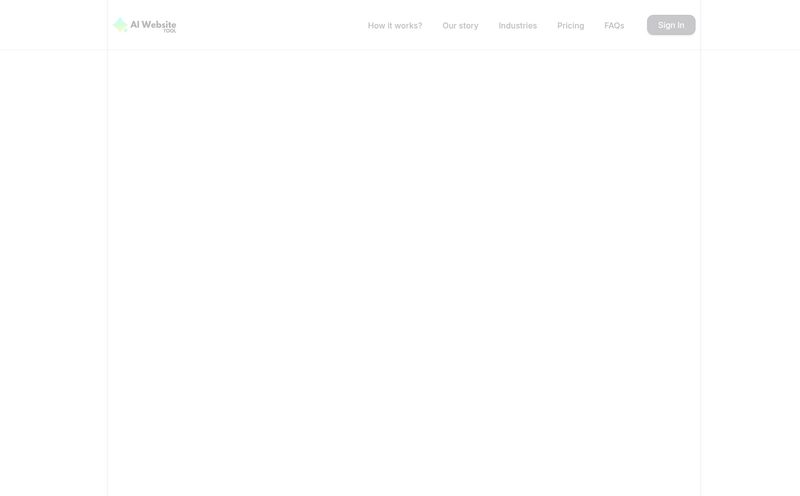 AI Website Tool