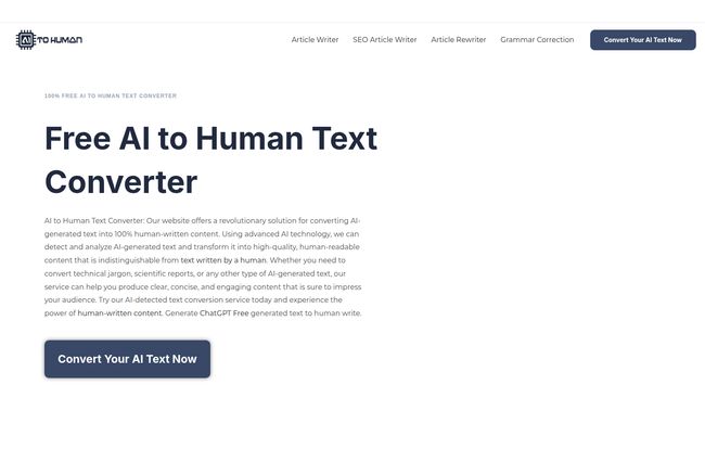 AI to Human Text Converter