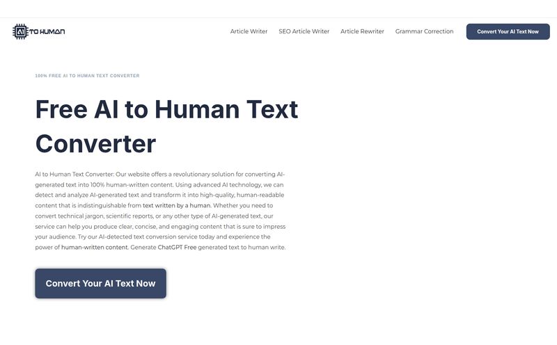 AI to Human Text Converter