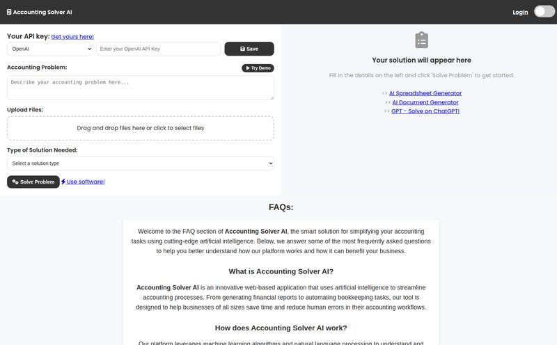 Accounting Solver AI