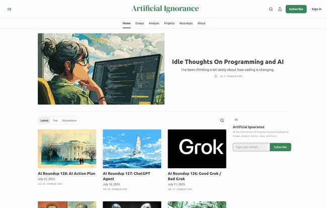 Artificial Ignorance
