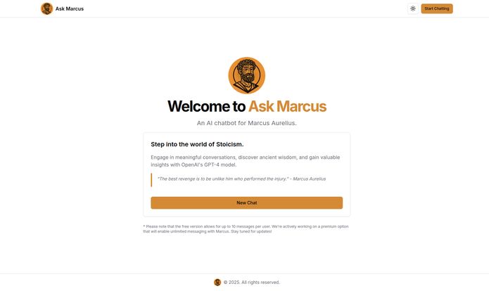 Ask Marcus - Conversations with Marcus Aurelius