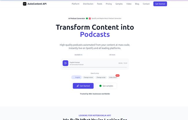 AutoContent API