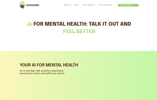 Avocado - AI for Mental Health