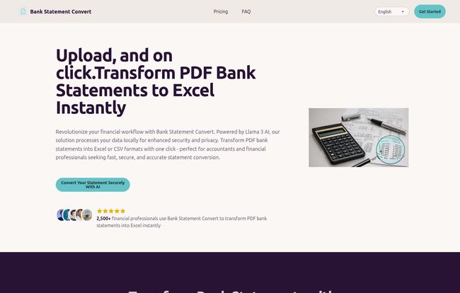 Bank Statement Convert
