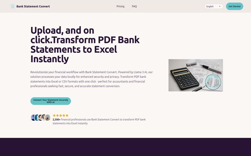 Bank Statement Convert