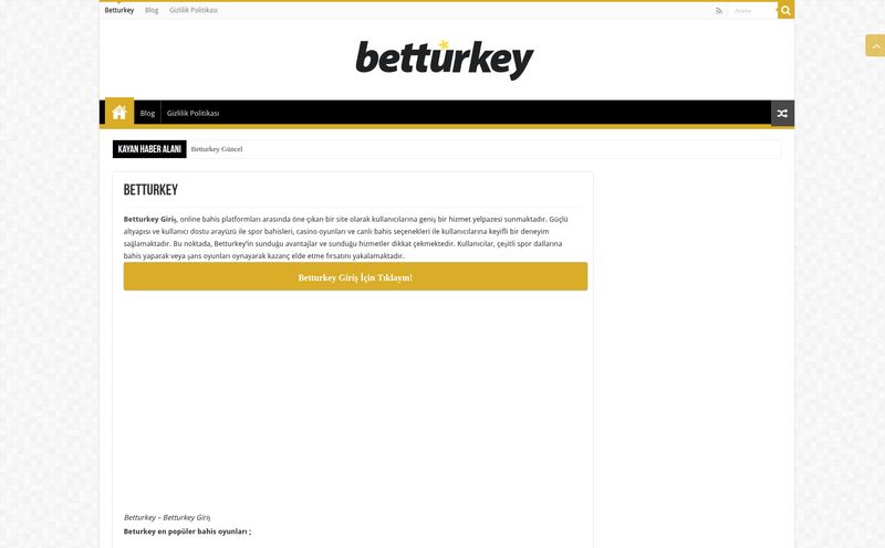 Betturkey