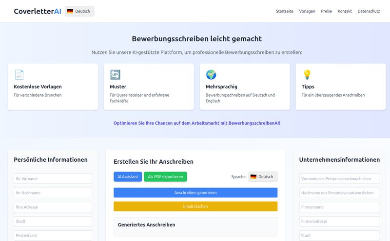 BewerbungsschreibenAI