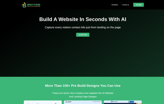 Bigly Pages AI Builder