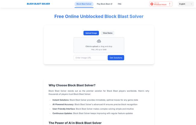 Block Blast Solver