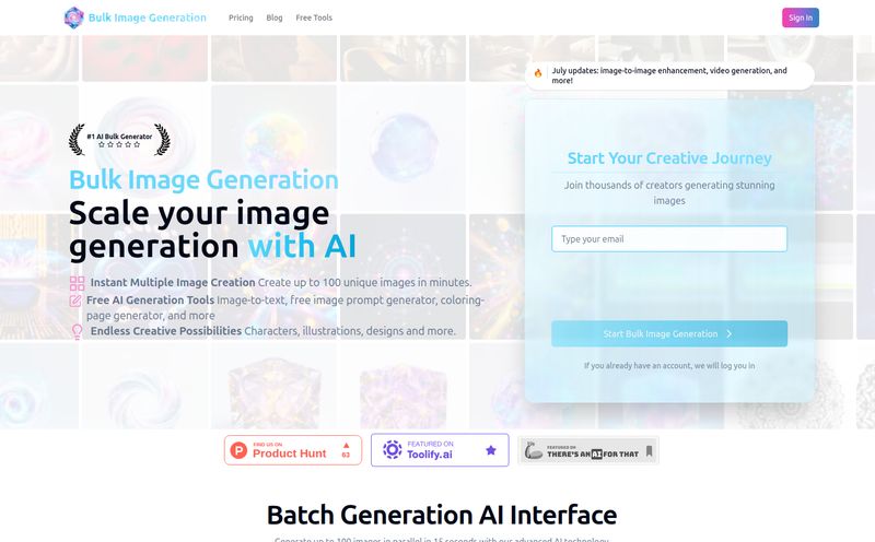 Bulk Image Generation