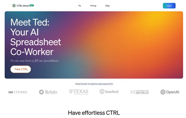 CTRL Sheet