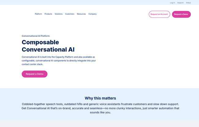 Capacity Conversational AI Software