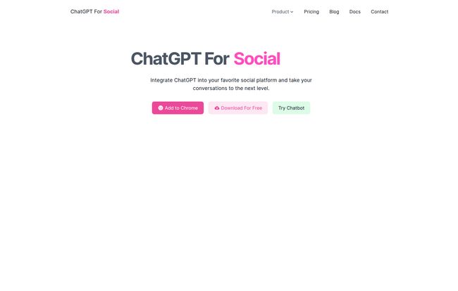 ChatGPT For Social