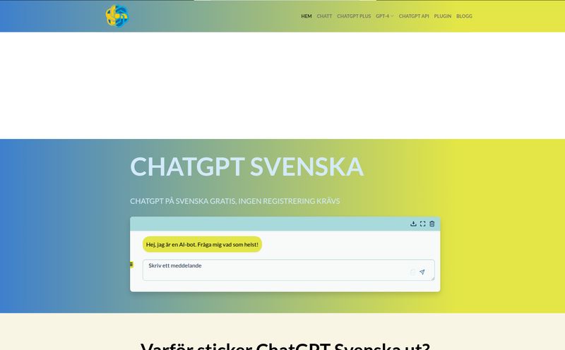 ChatGPT Svenska