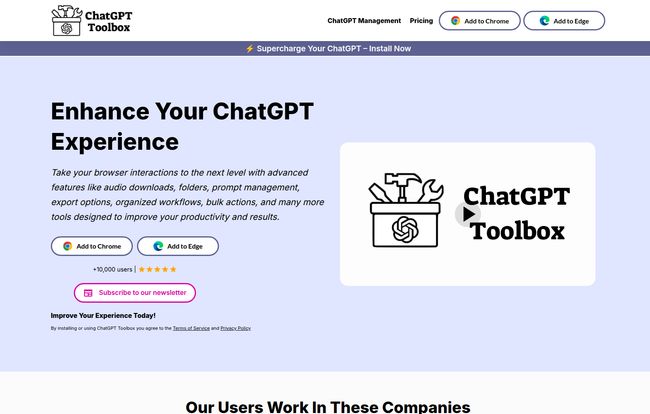 ChatGPT Toolbox