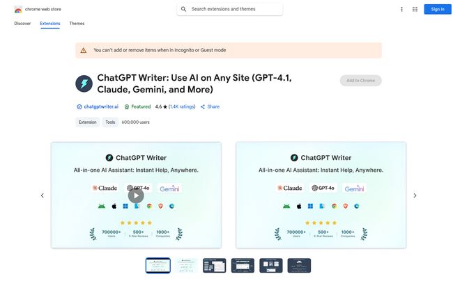 ChatGPT Writer