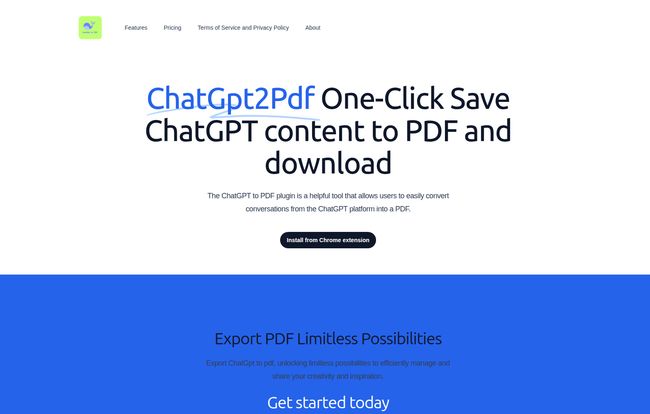 ChatGpt2Pdf
