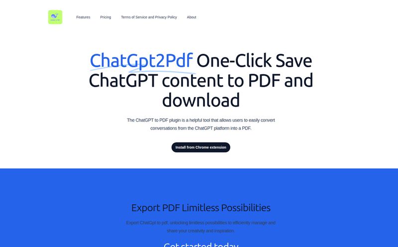 ChatGpt2Pdf
