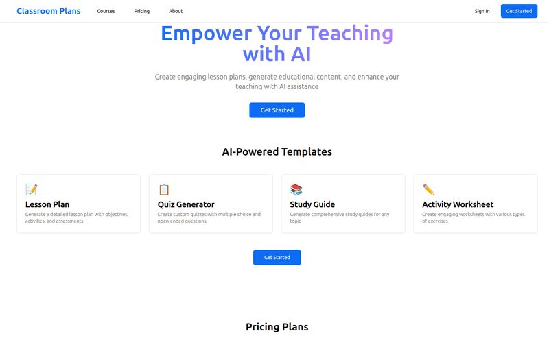 Classroom Plans