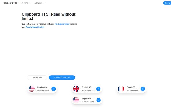 Clipboard TTS