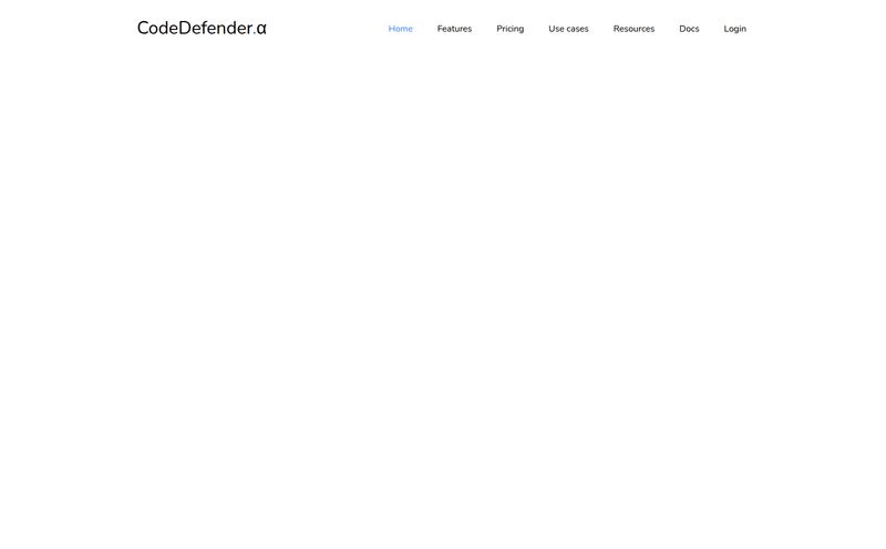 CodeDefender α