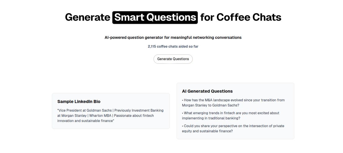Coffee Chat AI