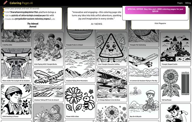 Coloring Pages AI