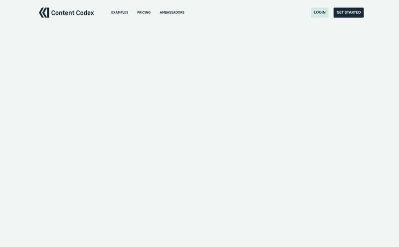 Content Codex