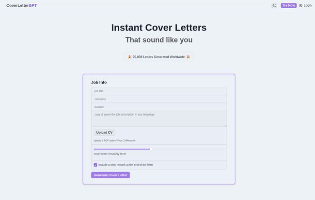 CoverLetterGPT