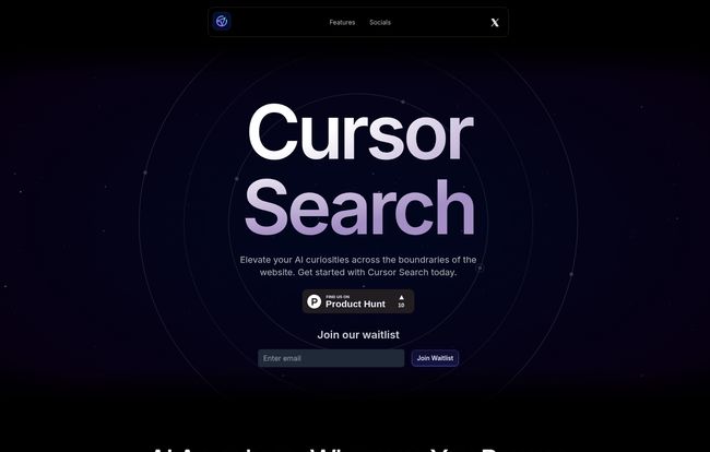 Cursor Search