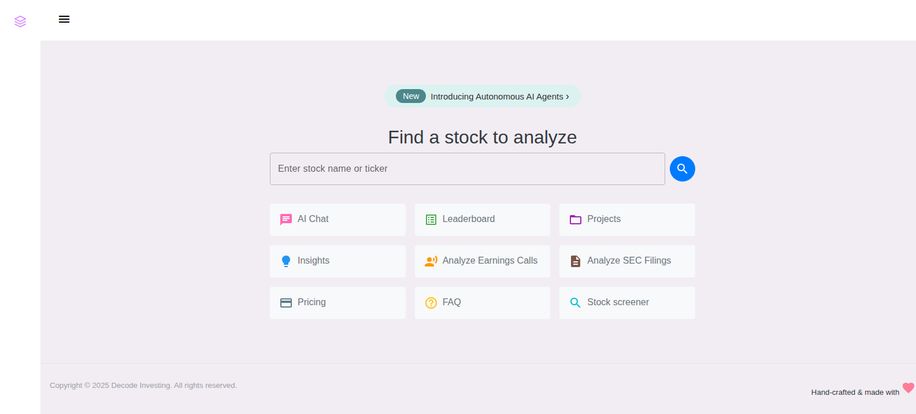 Decode Investing